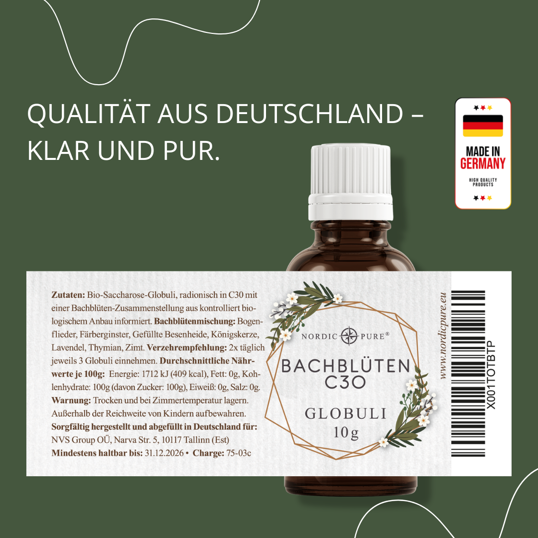 Bachblüten C30 Globuli (10g)