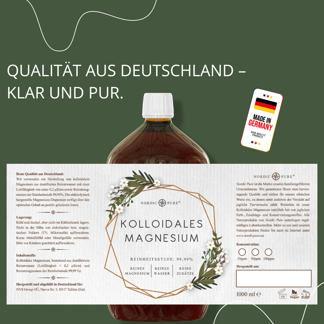 Kolloidales Magnesium, 50ppm (1000ml)