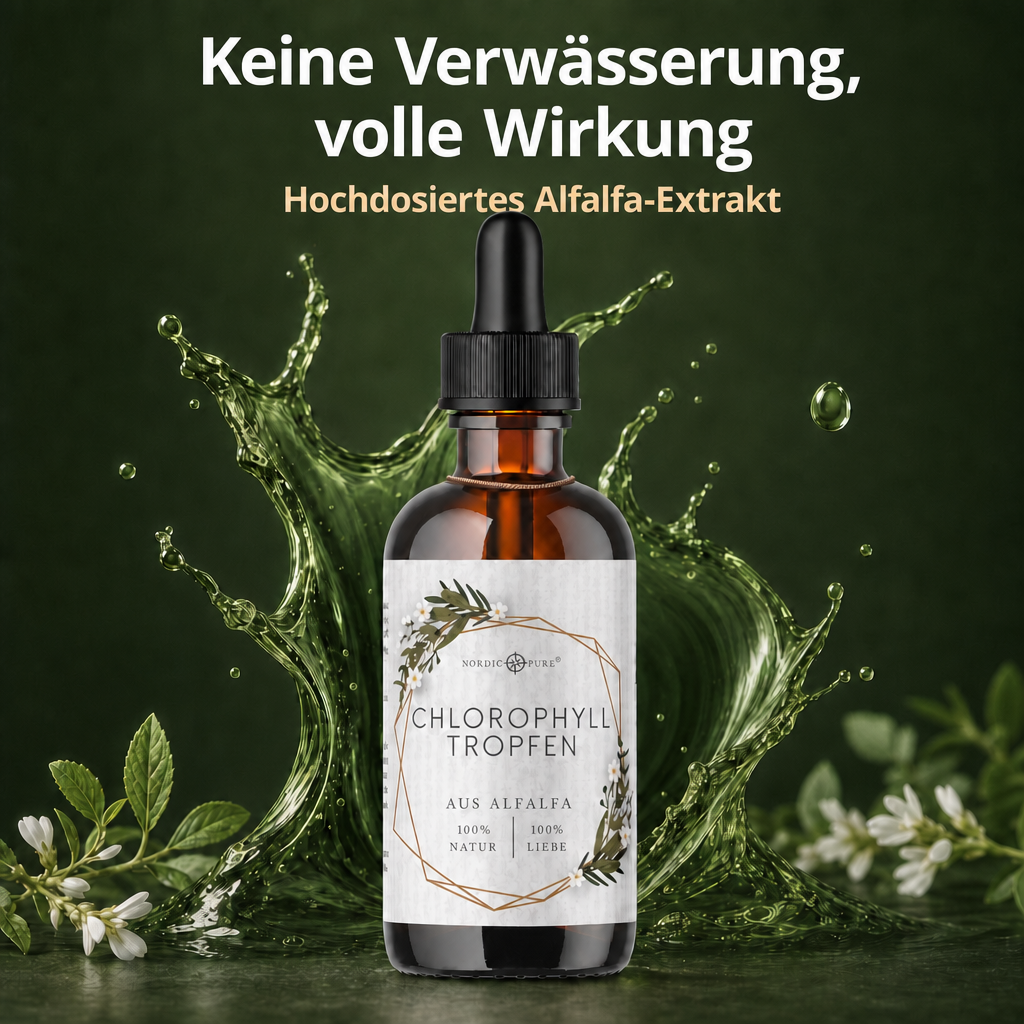 Chlorophyll-Tropfen aus Alfalfa (100ml)