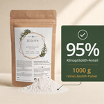 Zeolith Pulver (95% Klinoptilolith-Anteil), extra fein (für Tiere)