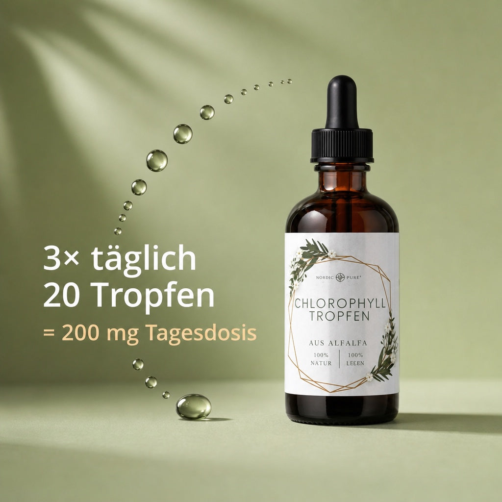 Chlorophyll-Tropfen aus Alfalfa (100ml)