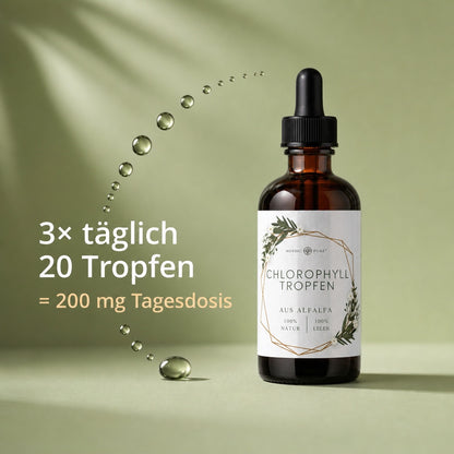 Chlorophyll-Tropfen aus Alfalfa (100ml)