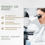 Bentonit Pulver (95% Montmorillonit), extra fein (für Tiere)