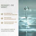 Kolloidales Silber, 25 - 100ppm (250 - 1000ml)