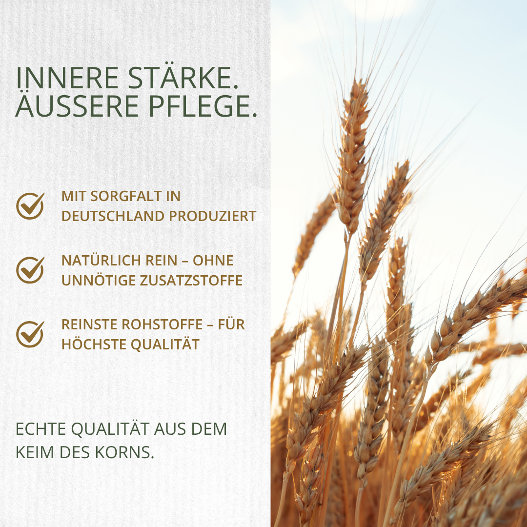 Weizenkeimöl, erste Pressung, kaltgepresst