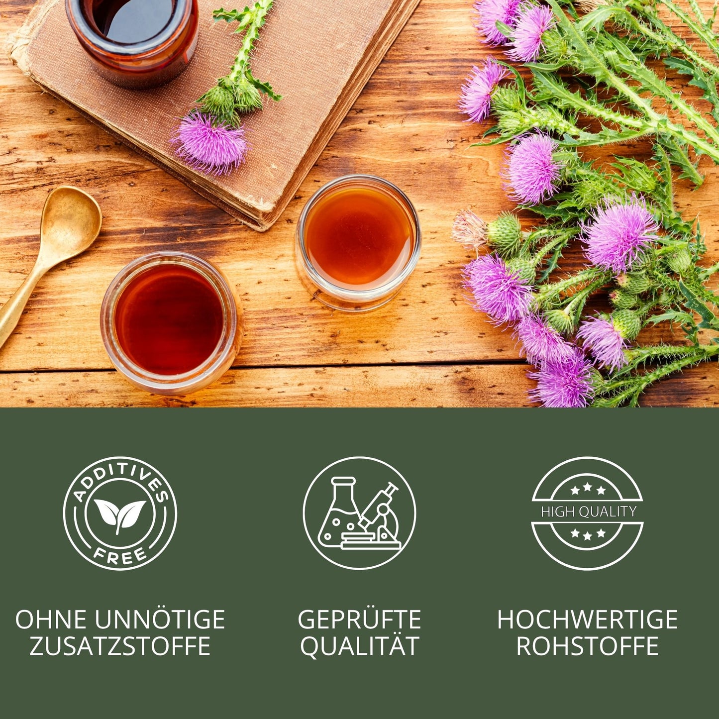 Mariendistelöl 500 ml – kaltgepresst (Silybum marianum)