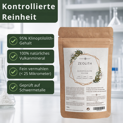 Zeolith Pulver (95% Klinoptilolith-Anteil), extra fein (für Tiere)