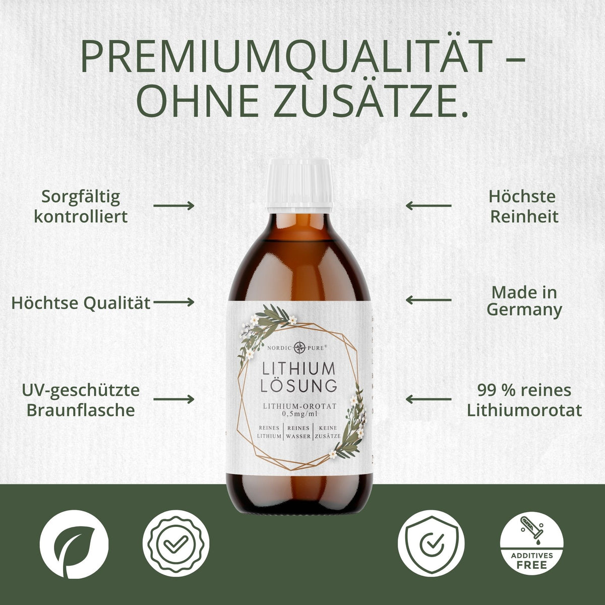 Lithiumorotat 250ml | 500ppm