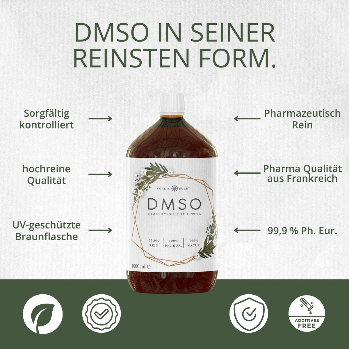 DMSO (Dimethylsulfoxid) 99,9% nach Ph.Eur.