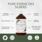 Kolloidales Silber, 25 - 100ppm (250 - 1000ml)