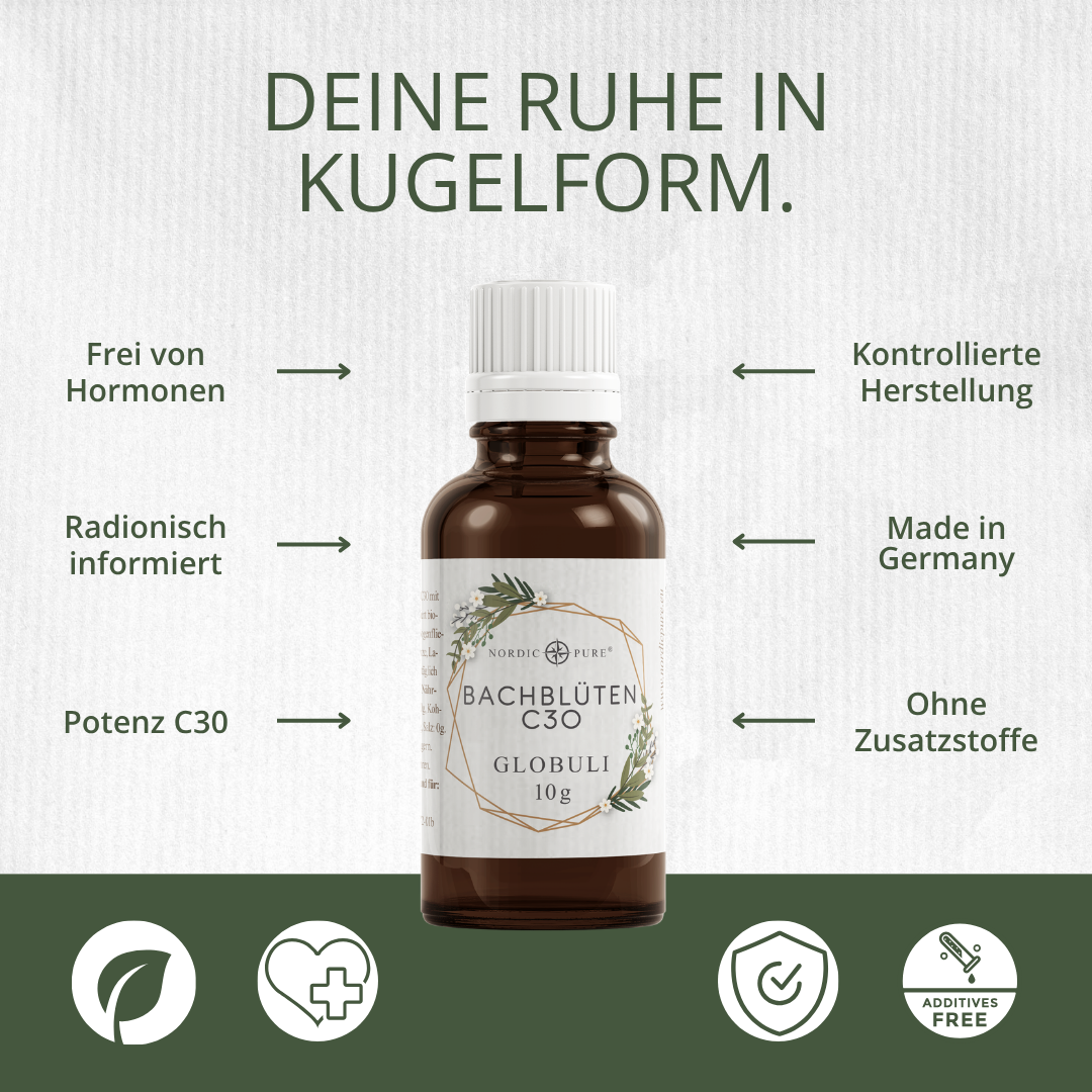 Bachblüten C30 Globuli (10g)