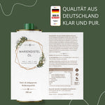 Mariendistelöl 500 ml – kaltgepresst (Silybum marianum)