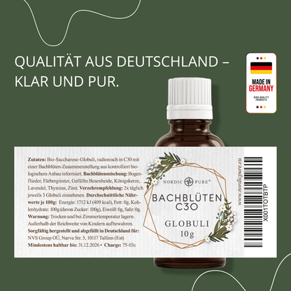 Bachblüten C30 Globuli (10g)