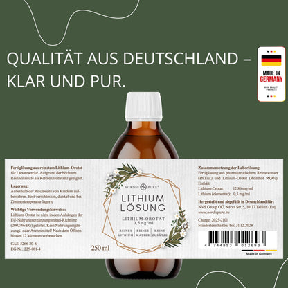 Lithiumorotat 250ml | 500ppm