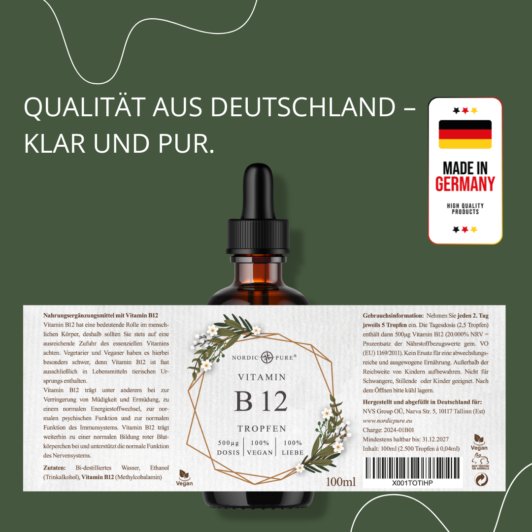 Vitamin B12 aus Methylcobalamin (100ml)