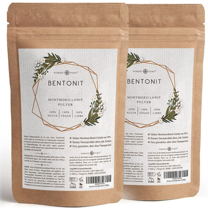 Bentonit Pulver (95% Montmorillonit), extra fein (für Tiere)