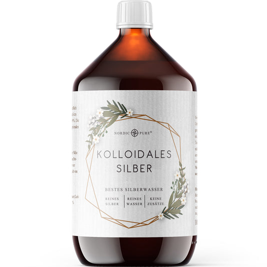 Kolloidales Silber, 25 - 100ppm (250 - 1000ml)