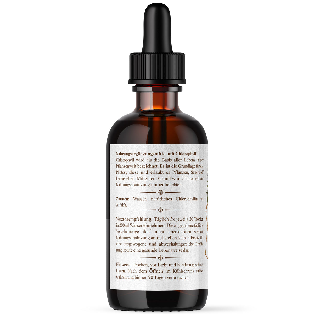 Chlorophyll-Tropfen aus Alfalfa (100ml)