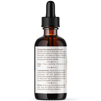 Chlorophyll-Tropfen aus Alfalfa (100ml)